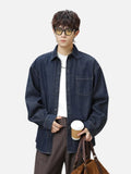 Vintage Washed Japanese Raw Denim Shirt