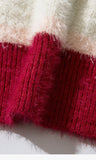 Christmas Snowflake Stripes Knitted Sweater