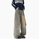 High Quality Vintage Gradient Washed Jeans