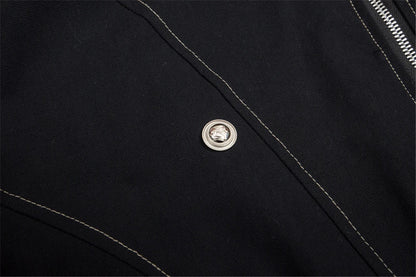 Arctic Luxe Fur-Trimmed Hooded Bomber Jacket