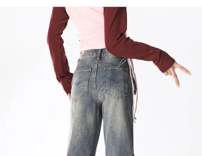 Spicy Girl High Waisted Flared Jeans