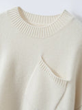 Luxury Cashmere Front Pocket Sweater