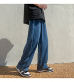 Baggy Solid Wide-leg Jeans