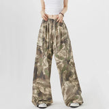 Streetwear Casual Vintage Camouflage Cargo Jeans