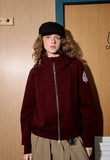 Streetwear Embroidered Hooded Baseball Sweatshirt