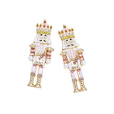 King Design Crystal Stone Drop Earrings