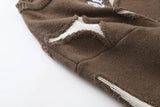 Grunge Hip Hop Knitted Jumper Sweater