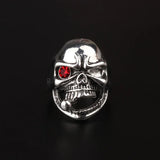 Gothic Large Retro Skull Cigarette Ring