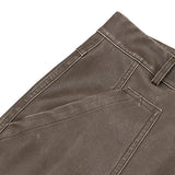 Big Pocket Patchwork Vintage Loose Shorts