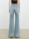 Flare High Waist Light Blue Jeans