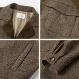 Women Oversize Elegant Cropped Trench Jacket