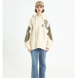 Autumn Skull Embroidered Hip Hop Cotton Hoodie