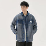 Heavy Stone Workwear Wash Denim Jacket
