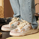 Personalized Star Design Vulcanized Platform Sneaker