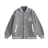 Autumn Cool Embroidered Vintage Baseball Jacket