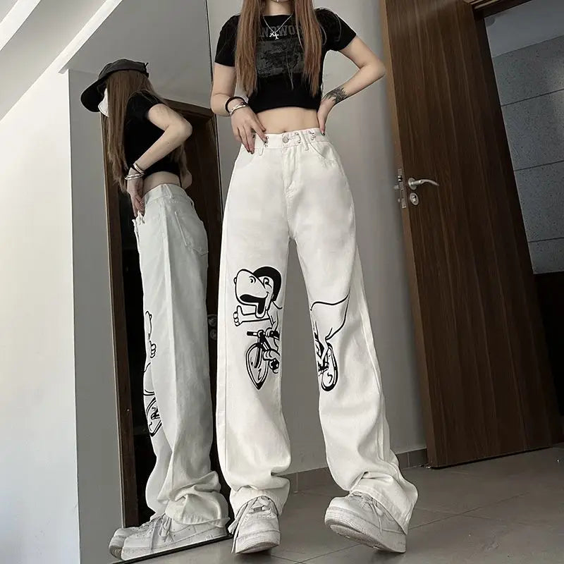 Cozy Cool Gradient High Waist Denim Jeans