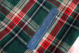 Vintage Plaid Loose Denim Jacket