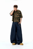 Vintage Wide-Leg Denim Jeans
