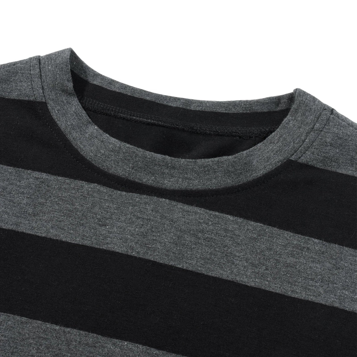 Y2K Striped Artisan's Craft T-Shirt