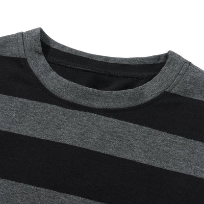 Y2K Striped Artisan's Craft T-Shirt