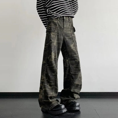 Men Camouflage Casual Cargo Pants