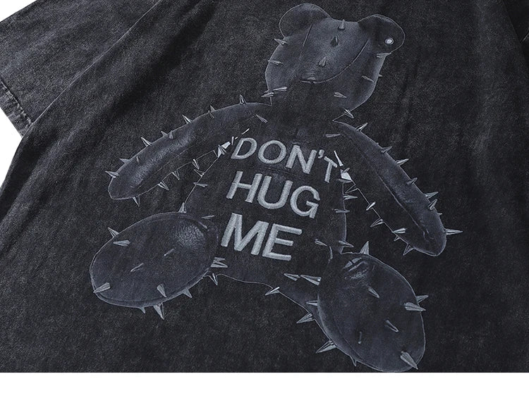 Oversized Vintage Bear Washed T-shirt
