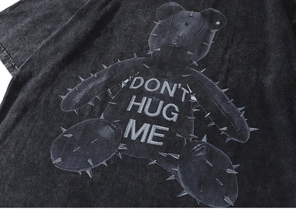 Oversized Vintage Bear Washed T-shirt