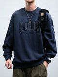 Ripped Casual Heavyweight Cotton Sweatshirt