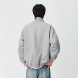Flattering Textured Casual Button-Up Jacket