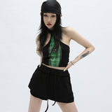 Y2k Punk Halter Tops