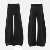 Versatile Thick Lined Wide Leg Casual Pants