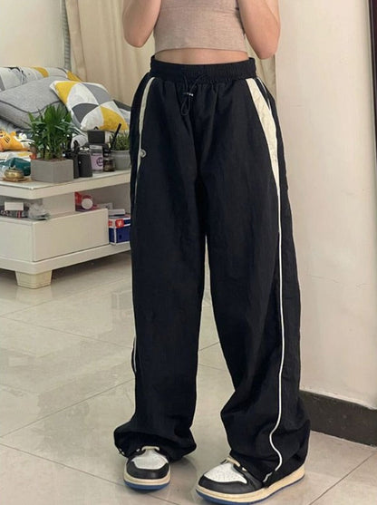 Striped Baggy Pants
