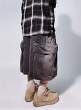 Retro Hip Hop Wide Leg Denim Jorts