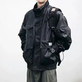 Men Durable Versatile Casual Leather Biker Jacket