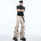 Trendy Solid Color Casual WIde Leg Pants