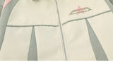 Retro Embroidery Striped Jacket