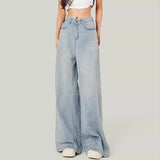 Essential High Waist Baggy Wide Leg Jeans