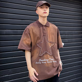 Star Patchwork Polo T-shirt