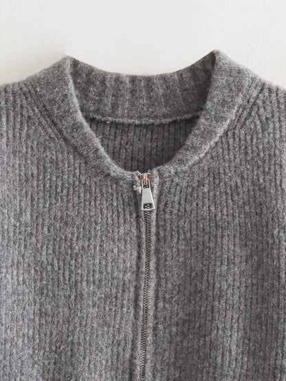 Knitted Crew Neck Sweater