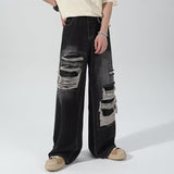Washed Ripped Pants