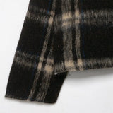 Trendy Stylish Slim Fit Plaid Wool Jacket
