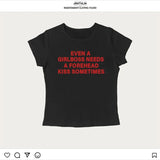 Girl boss Forehead Kiss T-shirt