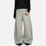 High End American Style Wide Leg Sports Sweatpants