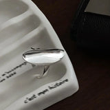 Minimalist Jewelry Gift Silver Geometric Ring