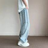 Korean Baggy Light Blue Jeans