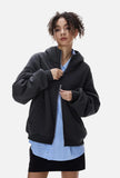 Warm Double Zip Hip Hop Hooded Sweatshirt