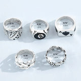 5 Pieces Billiards Casino Rings