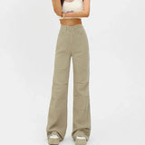 Classic American Gothic Style Flare Jeans