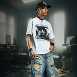 Flattering Stylish Printed Short Sleeve T-Shirt