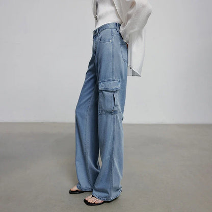Stylish Wide Leg Summer Denim Jeans